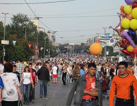День города на проспекте Ленина